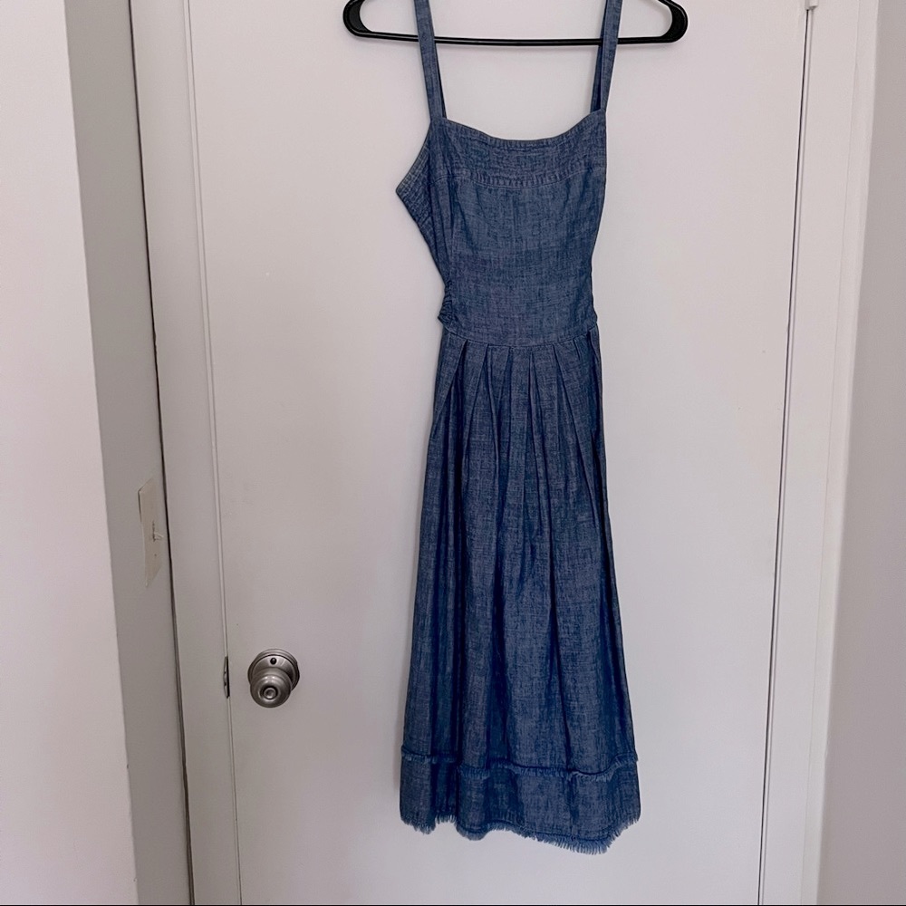 Talbots size 4 Denim/chambray dress